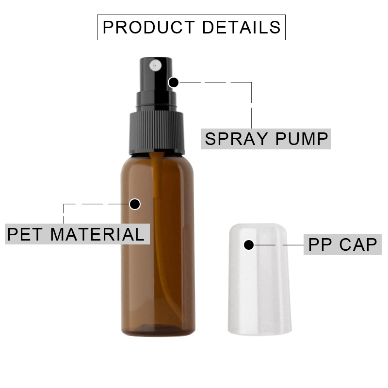 30 Ml 50 Ml Travel Cosmetics Mist Mist Disinfectant Spray Bottle