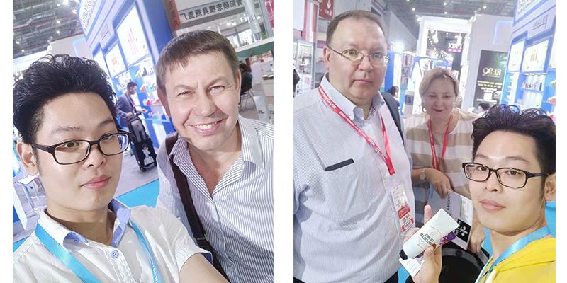 Cooperative customers of cosmetics exhibition Cooperative customers of cosmetics exhibition