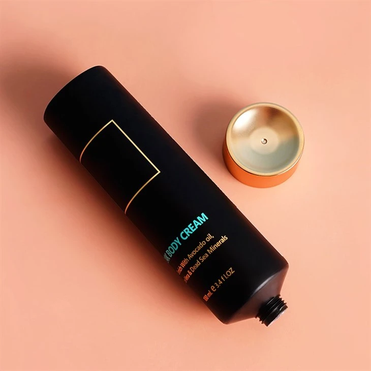 100g Custom Printing Hot Stamping Skincare Container Face Wash Body Cream Hand Cream Cosmetic Plastic Tube With Screw-Cap