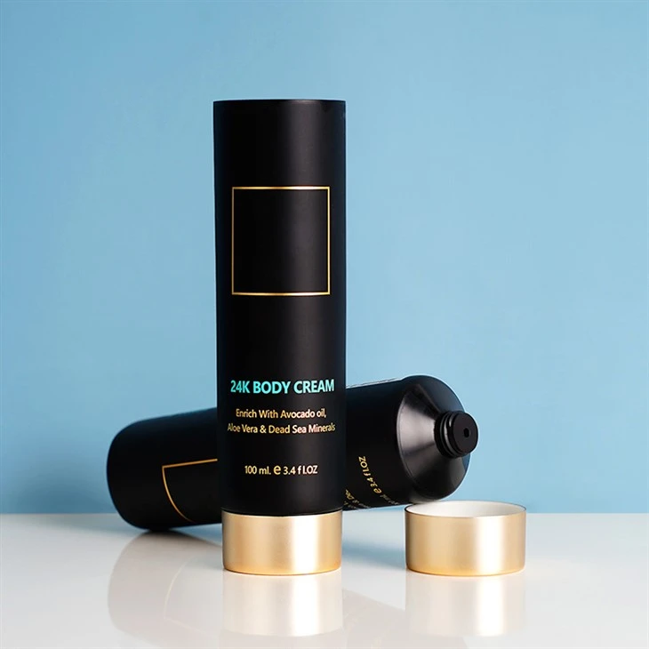 100g Custom Printing Hot Stamping Skincare Container Face Wash Body Cream Hand Cream Cosmetic Plastic Tube With Screw-Cap