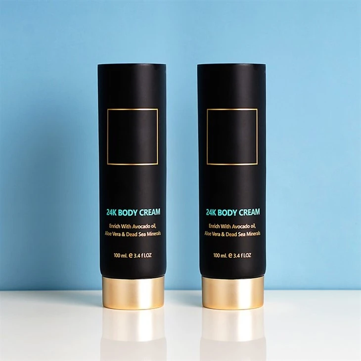 100g Custom Printing Hot Stamping Skincare Container Face Wash Body Cream Hand Cream Cosmetic Plastic Tube With Screw-Cap