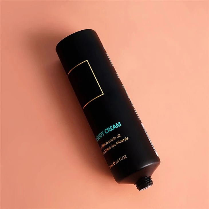 100g Custom Printing Hot Stamping Skincare Container Face Wash Body Cream Hand Cream Cosmetic Plastic Tube With Screw-Cap