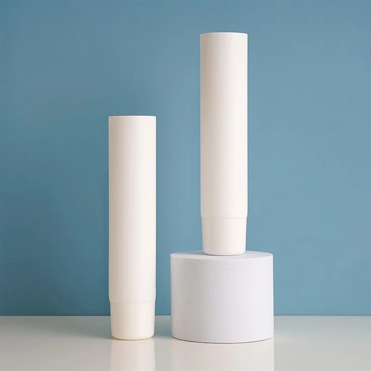 100g Customized Logo White PE Cosmetic Plastic Packaging Tube Deodorant Tube Skincare Container Massage Cream Roller Tube