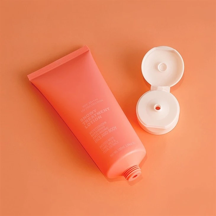 100ml Manufacture Squeeze Tubes Lotion Cream Soft Cosmetic Cream Tube Plastic Cosmetic Cream Container Sunscreen Tube
