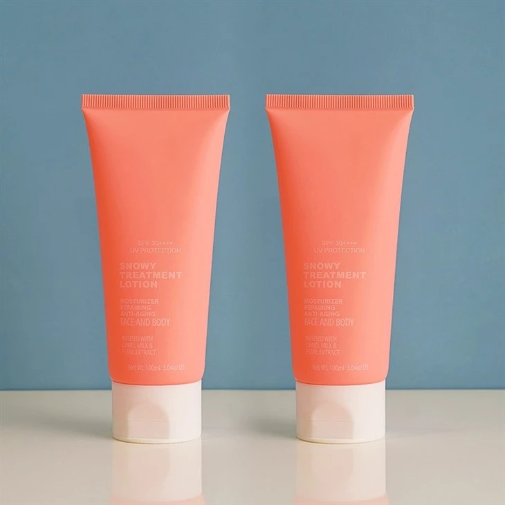 100ml Manufacture Squeeze Tubes Lotion Cream Soft Cosmetic Cream Tube Plastic Cosmetic Cream Container Sunscreen Tube
