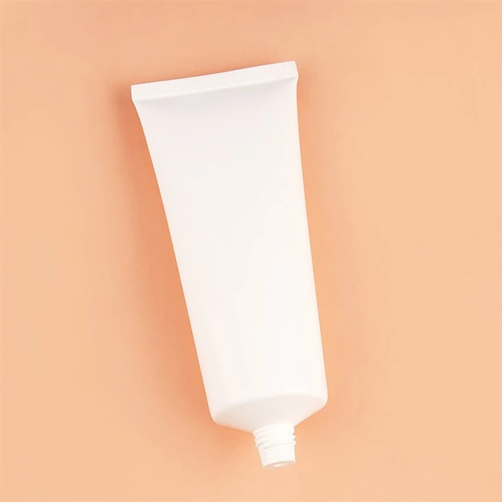 100ml White Glossy Skincare Cream Container Tube