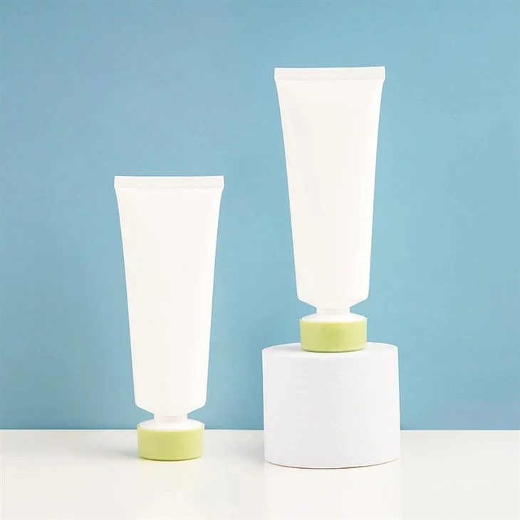 100ml White Glossy Skincare Cream Container Tube