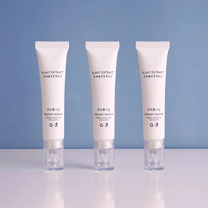 10g OEM Silkscreen Printing Lip Skincare Container Tube With Acrylic Applicator