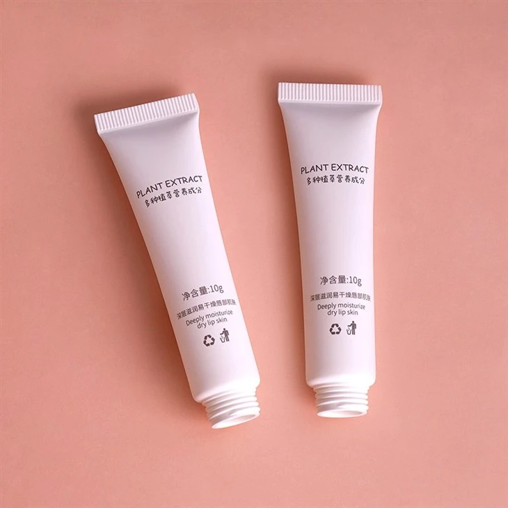 10g OEM Silkscreen Printing Lip Skincare Container Tube With Acrylic Applicator