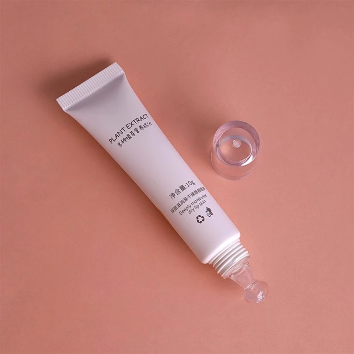 10g OEM Silkscreen Printing Lip Skincare Container Tube With Acrylic Applicator