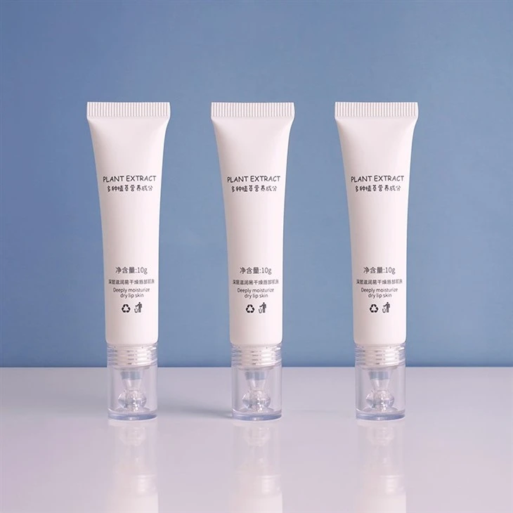 10g OEM Silkscreen Printing Lip Skincare Container Tube With Acrylic Applicator
