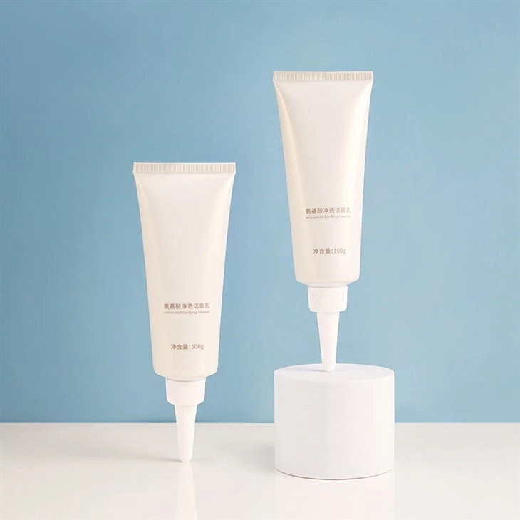 120ml Face Cream Lotions Tube With Long Nozzle Cap