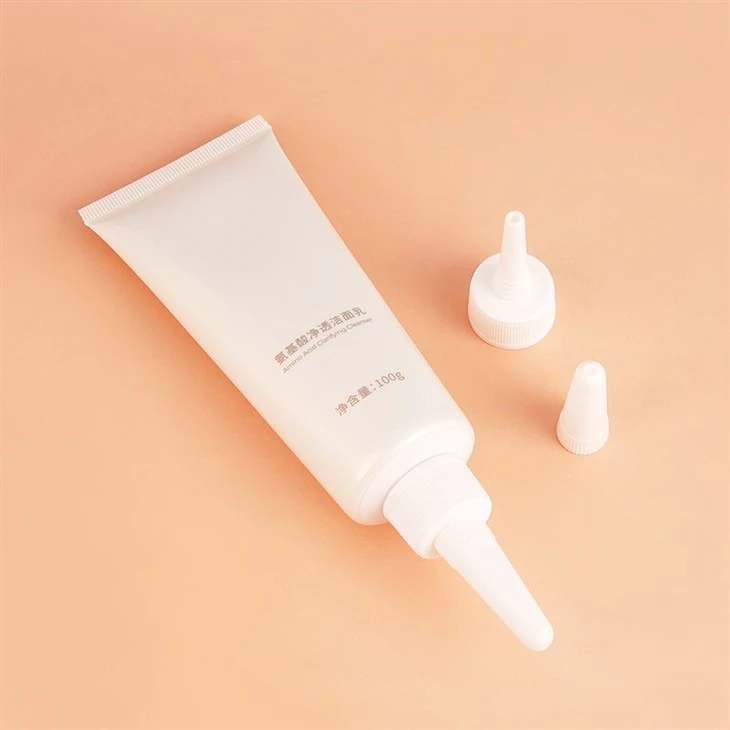120ml Face Cream Lotions Tube With Long Nozzle Cap factory