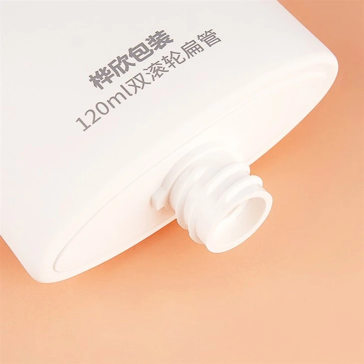 120ml Neck Cream Tube With Two Roller Massage Applicator