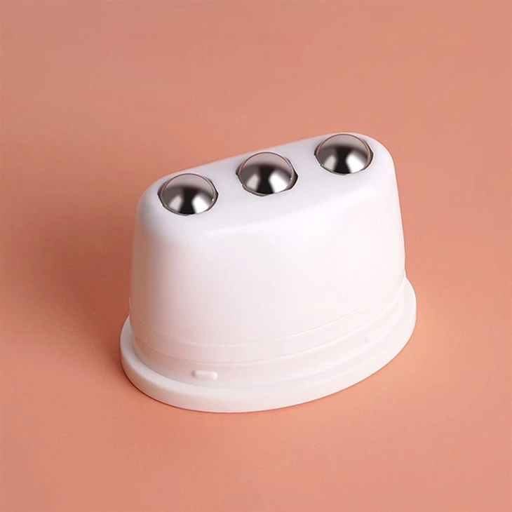 120ml PE Cosmetic Plastic Packing Skincare Container Neck Cream Slimming Leg Cream Packaging 3 Ball Massage Cosmetics Tube