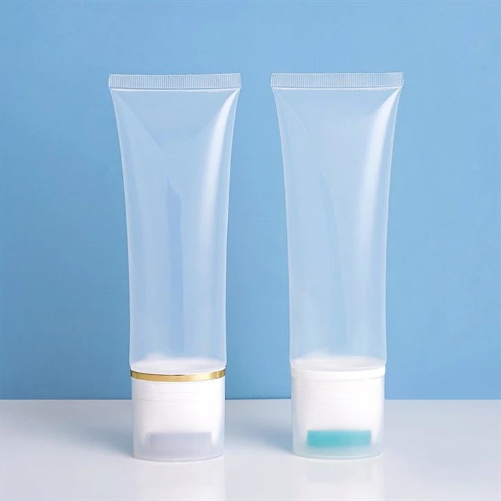 120ml Plastic Squeeze Cosmetic Massage Neck Cream Face Cream Massage Cream Tube With Silicone Roller Applicator