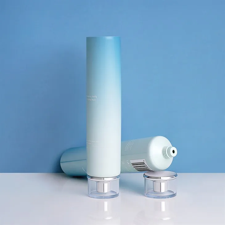 150ml PE Cosmetic Plastic Packaging Cream Soft Squeeze Tube Plastic Toothpaste Tube With Acrylic Lid