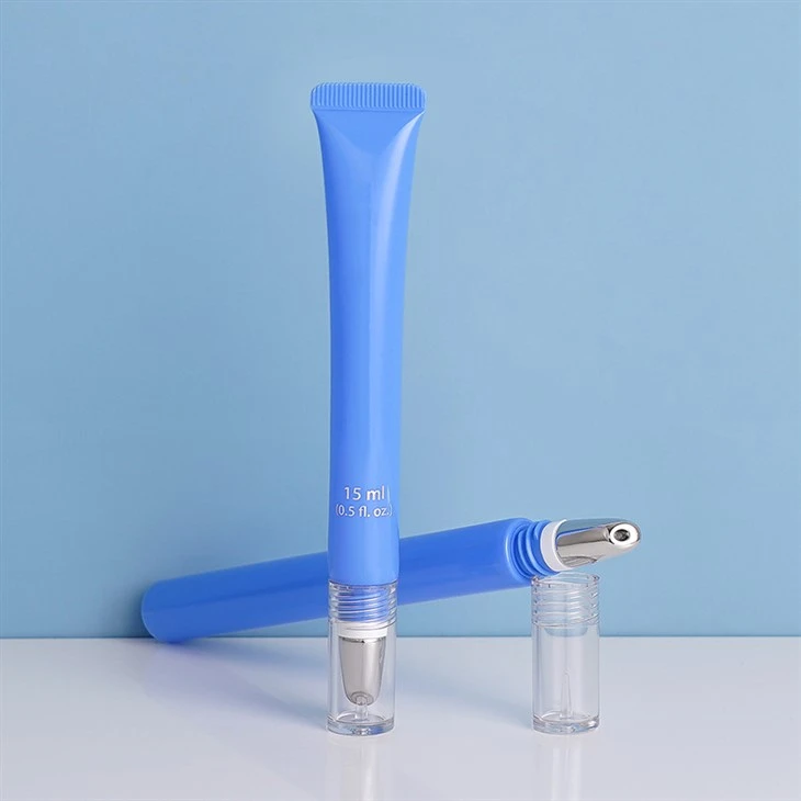 15ml Private Label Custom Color Skincare Cream Container Massage Eye Cream Tube Packaging Tube For Eye Facial Skincare Cream