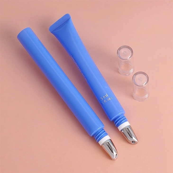 15ml Private Label Custom Color Skincare Cream Container Massage Eye Cream Tube Packaging Tube For Eye Facial Skincare Cream