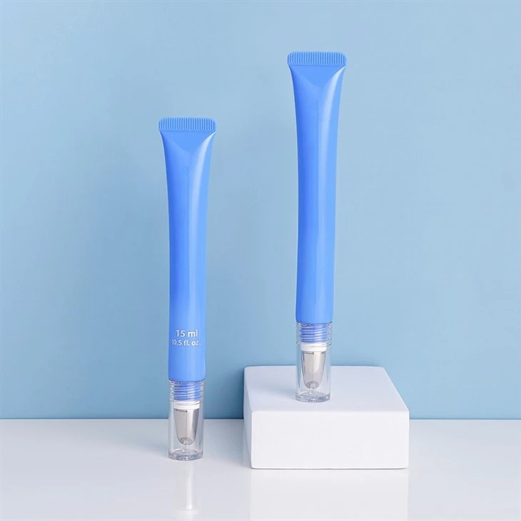 15ml Private Label Custom Color Skincare Cream Container Massage Eye Cream Tube Packaging Tube For Eye Facial Skincare Cream