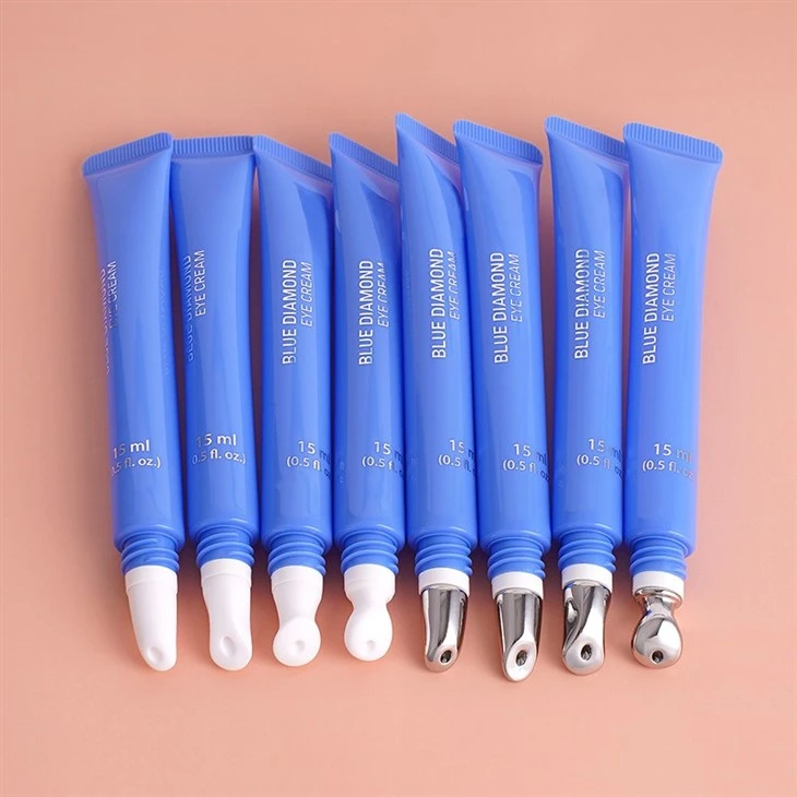 15ml Private Label Custom Color Skincare Cream Container Massage Eye Cream Tube Packaging Tube For Eye Facial Skincare Cream
