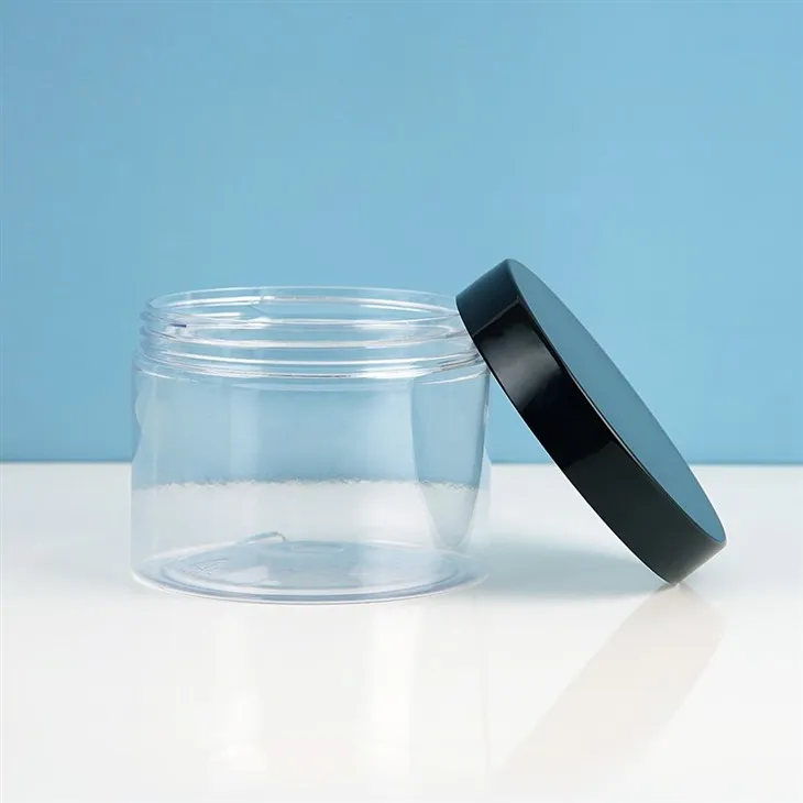 300ml 350ml PET Transparent Packaging Cream Jar best