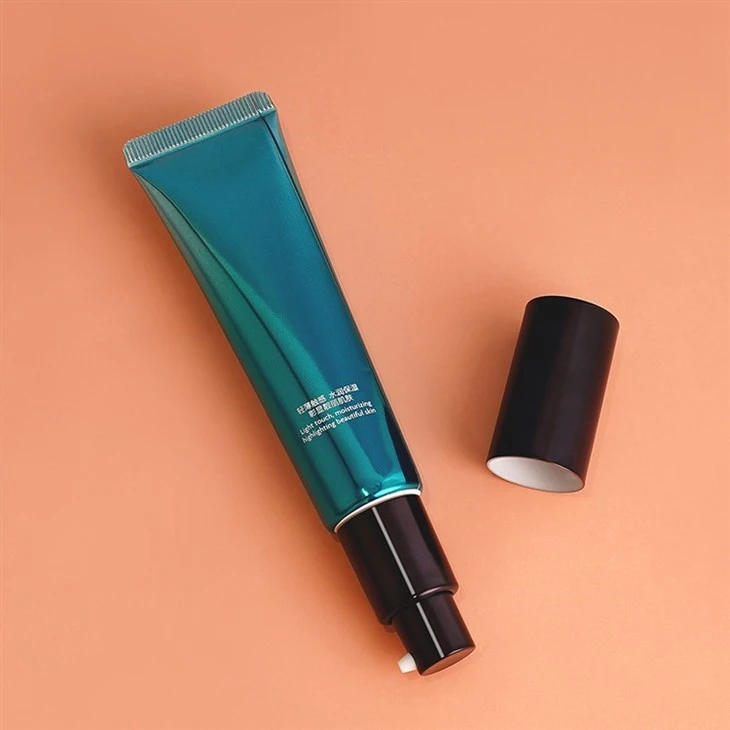 40ml Aluminum Plastic Laminated ABL Squeeze Cosmetic Skincare Container Eye Cream Sunscreen Tube Airless Pump Packaging Tube