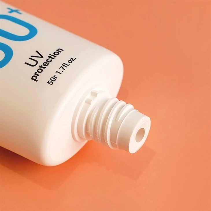 50ml Empty Flat Cosmetic Plastic Skincare Container Tube Hand Cream Packaging Sunscreen Packaging Tube