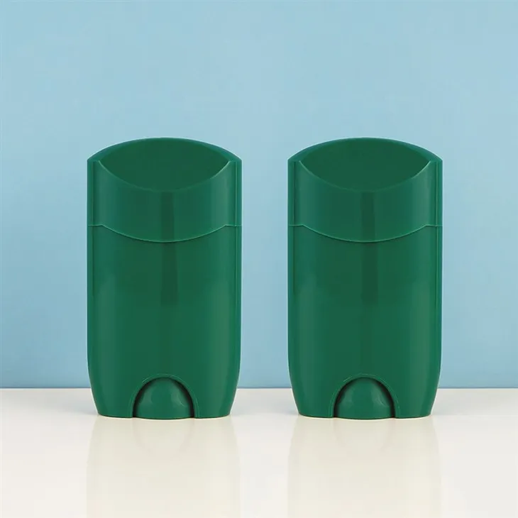 50ml Oval Shape Plastic Cosmetic Cream Packaging Container Deodorant Container Stick Bottle