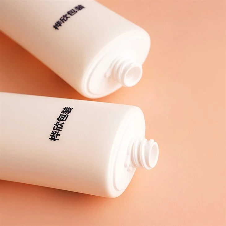 60ml Empty Printing Massage Cream Tube With Metal Zinc Roller Applicator