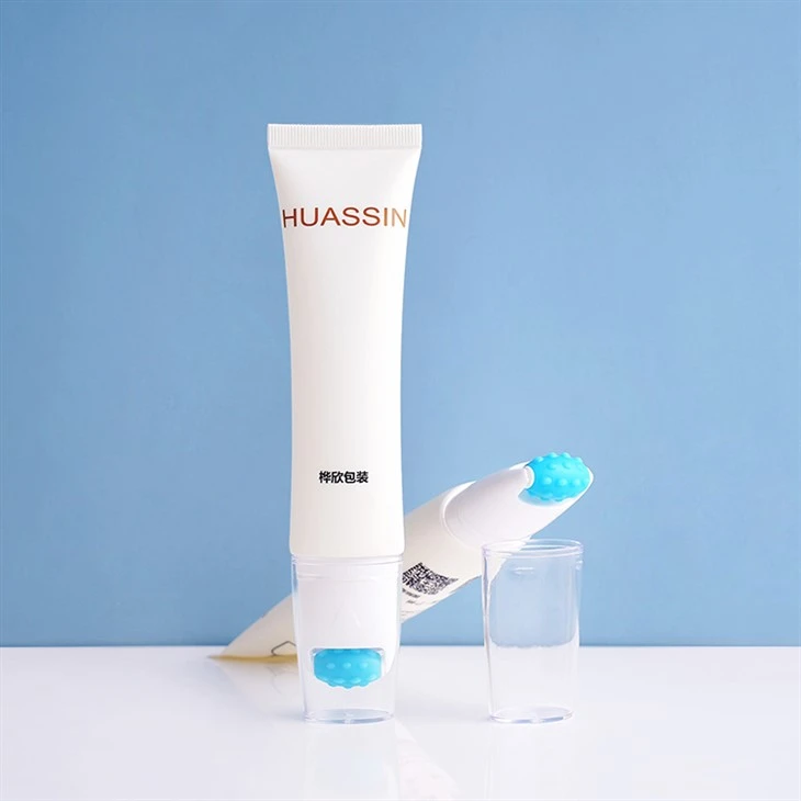 80ml Facial Skincare Cream Packaging Tube With Massage Applicator
