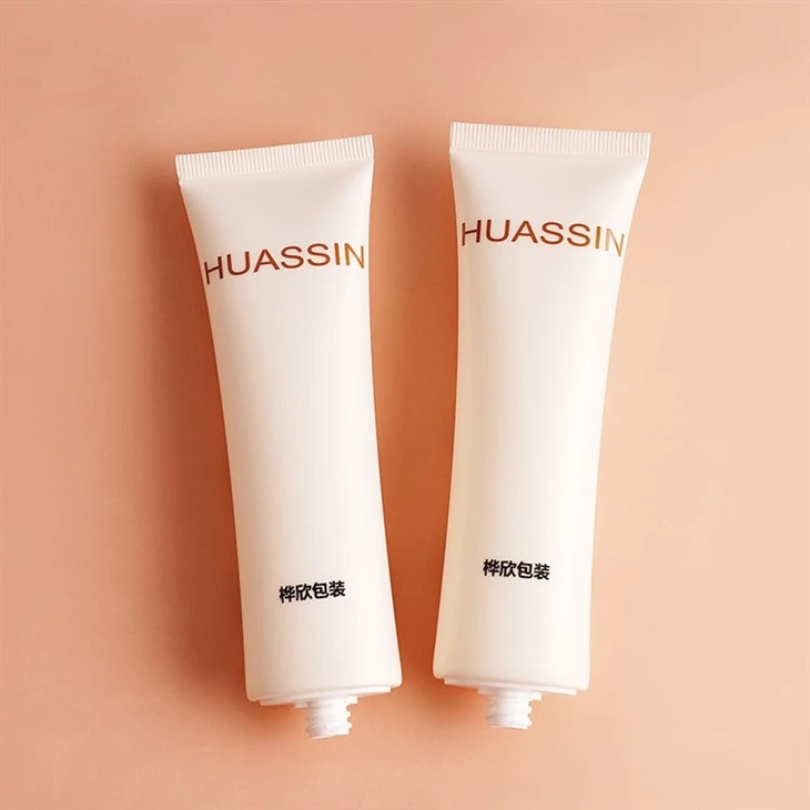 80ml Facial Skincare Cream Packaging Tube With Massage Applicator