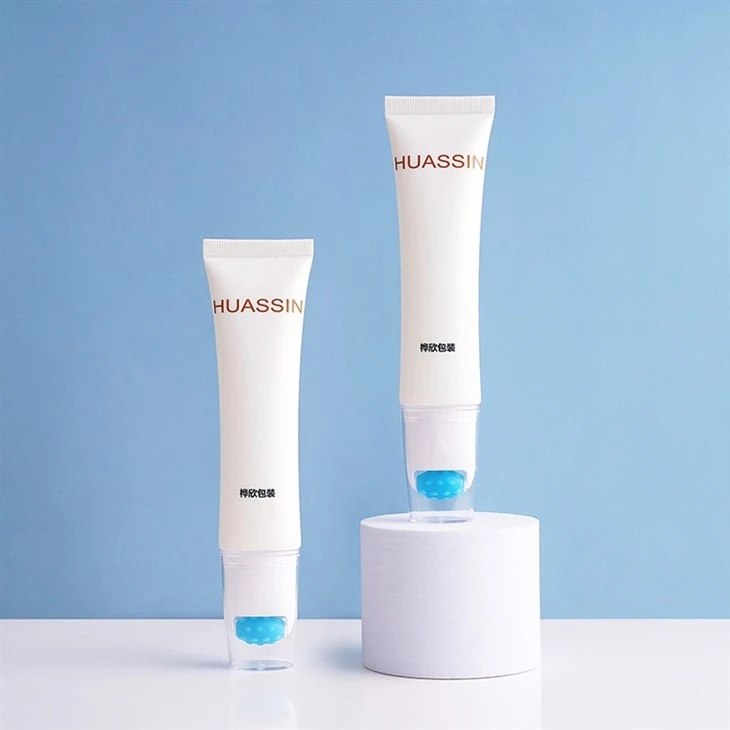 80ml Facial Skincare Cream Packaging Tube With Massage Applicator