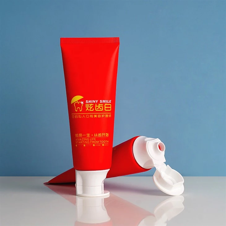 80ml Manufacturer Cosmetic Packaging PE Laminated Packaging Skincare Container Toothpaste Tube Packaging Toothpaste Tube