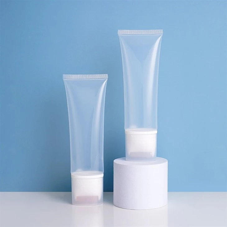 Cosmetic Cream Lotion Soft Packaging Squeeze Massage Skincare Container Cream Packaging Tube With Silicone Roll
