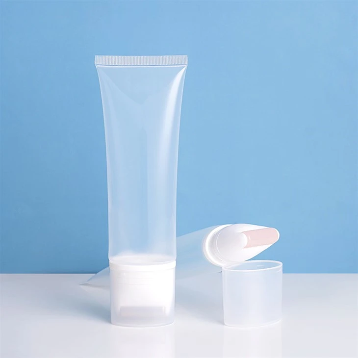 Cosmetic Cream Lotion Soft Packaging Squeeze Massage Skincare Container Cream Packaging Tube With Silicone Roll