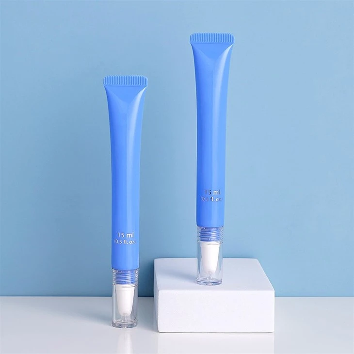Customized Printing Color Cosmetic Plastic Packaging Applicator Eye Cream Tube Cosmetic Plastic Squeeze Tube