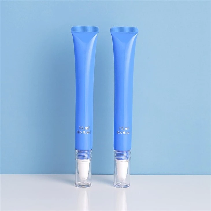 Customized Printing Color Cosmetic Plastic Packaging Applicator Eye Cream Tube Cosmetic Plastic Squeeze Tube