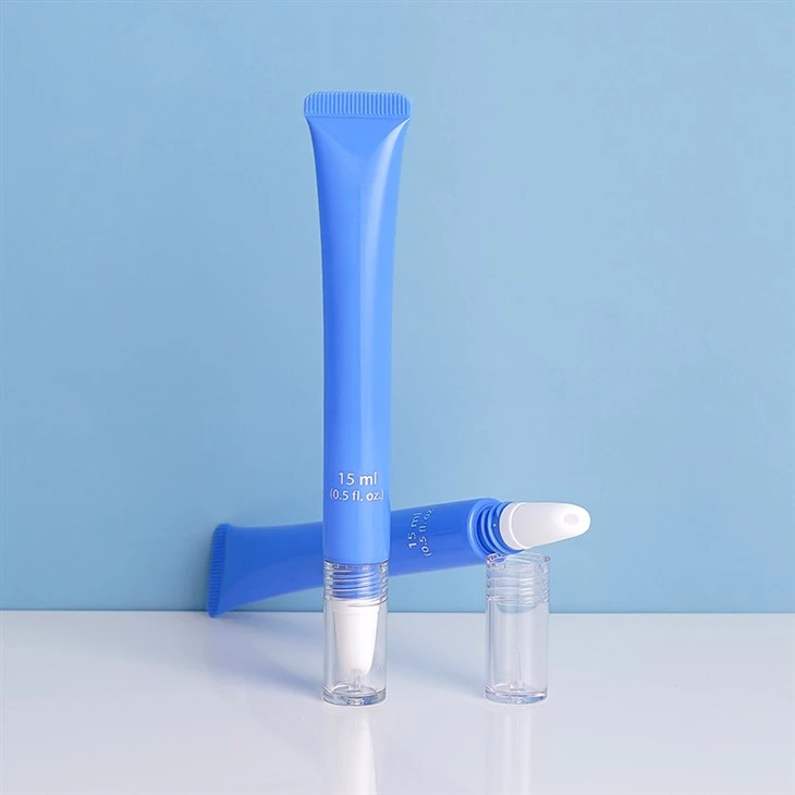 Customized Printing Color Cosmetic Plastic Packaging Applicator Eye Cream Tube Cosmetic Plastic Squeeze Tube