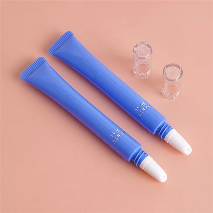 Customized Printing Color Cosmetic Plastic Packaging Applicator Eye Cream Tube Cosmetic Plastic Squeeze Tube