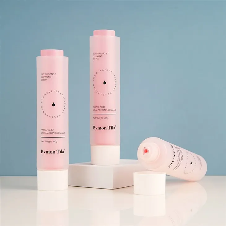 Dual Chamber Facial Cleanser Packaging Tube