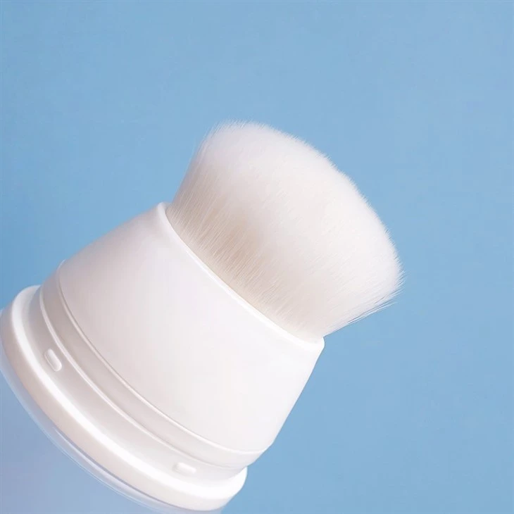 Empty Makeup Tool Squeeze Tube Cosmetic Packaging Soft Squeeze Face Wash Tube With Flocking Brush Applicator