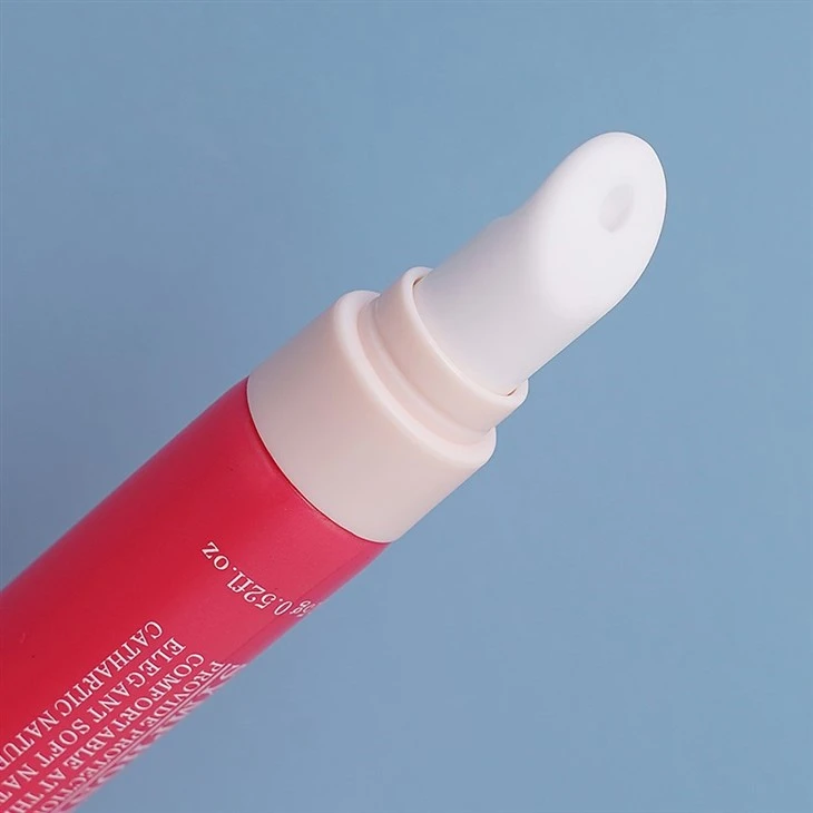 Empty Plastic Cream Soft Cosmetic Squeeze Tubes Lipgloss Container Lip Balm Cream Squeeze Tube With Ceramic Applicator