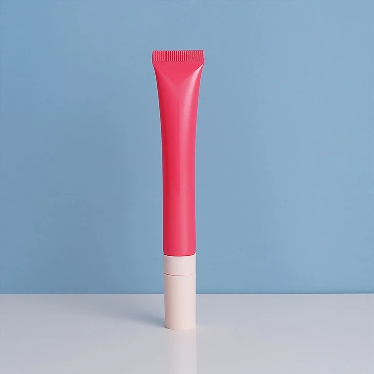 Empty Plastic Cream Soft Cosmetic Squeeze Tubes Lipgloss Container Lip Balm Cream Squeeze Tube With Ceramic Applicator