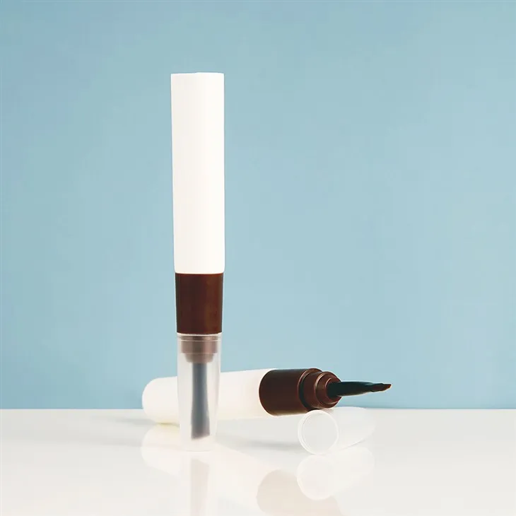 Eyebrow Lip Packaging Tube With Bristle Brush Applicator