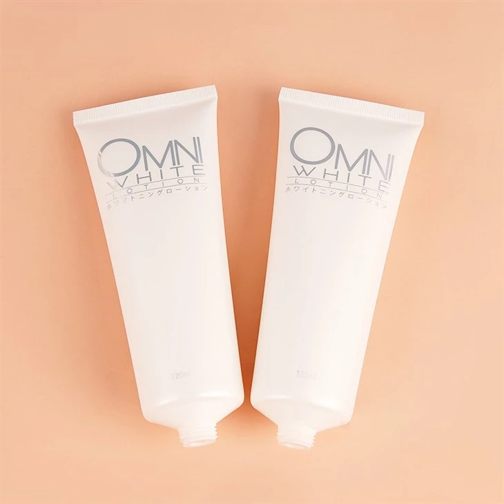 Glossy Cosmetics Shampoo Hair Conditioner Face Cleanser Tube With Flip-cap high quality