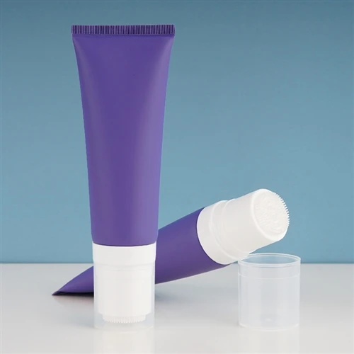Cleanser Packaging Tube With Silicone Brush