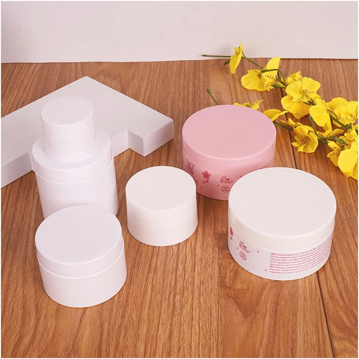 Plastic Cosmetic Jars With Lids