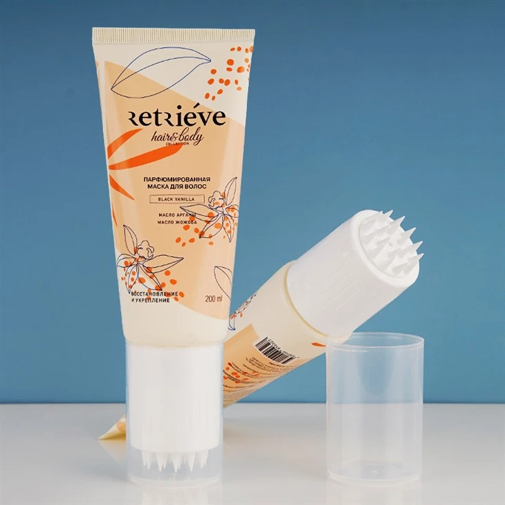 PE Tube Scalp Cream Massage Applicator Tube