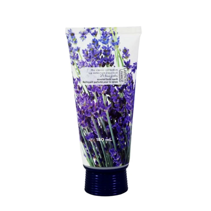 Facial Cleanser Tube With Flower Printing